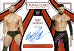 2023 Finn Balor Panini Immaculate Collection WWE PAST AND PRESENT RED AUTO 21/25 AUTOGRAPH #PP-FBL Monday Night Raw
