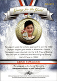 2013 Kristi Yamaguchi Leaf Sports Heroes GOING FOR THE GOLD AUTO AUTOGRAPH #GG-KYI Figure Skating