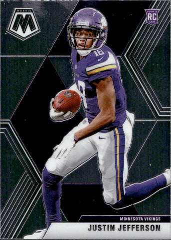 2020 Justin Jefferson Panini Mosaic ROOKIE RC #209 Minnesota Vikings 2