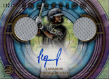 2022 Lioliver Peguero Bowman Inception ROOKIE DUAL JERSEY AUTO 122/200 AUTOGRAPH RELIC RC #IADR-LP Pittsbirgh Pirates