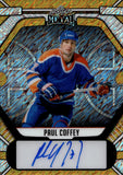 2025 Paul Coffey Leaf Metal Legends Hockey GOLD SHIMMER AUTO 1/1 ONE OF ONE AUTOGRAPH #DC-PC1 Edmonton Oilers HOF