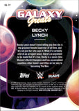 2026 Becky Lynch Topps Cosmic Chrome WWE Galaxy Greats Orange Galactic Refractor 22/25 #GG-22 Monday Night Raw