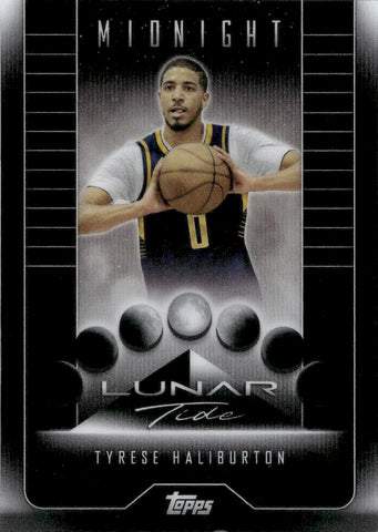 2023-24 Tyrese Haliburton Topps Midnight LUNAR TIDE SP #LT-8 Indiana Pacers