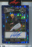 2025 Paul Skenes Leaf Seasons in the Sun BLUE ICE TRADITION AUTO 1/6 AUTOGRAPH #T-PS1 Pittsburgh Pirates