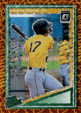 2025 Konnor Griffin Donruss Optic ORANGE VELOCITY PRIZM RATED PROSPECT #123 Pittsburgh Pirates