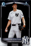 2025 Cam Schlitter Bowman Chrome 1ST BOWMAN #BCP-166 New York Yankees