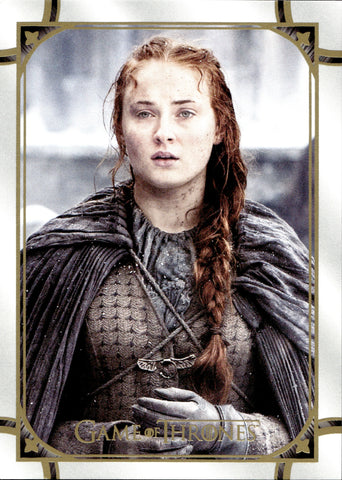 2021 Sansa Stark Rittenhouse Game of Thrones THE IRON ANNIVERSARY GOLD 12/99 #150