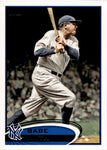 2012 Babe Ruth Topps SP LEGEND VARIATION #331 New York Yankees HOF