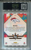 2024 Bo Nix Panini Donruss GRIDIRON KINGS ROOKIE RC GMA 10 #6 Denver Broncos 1380
