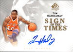 2012-13 Tim Hardaway Upper Deck SP Authentic SIGN OF THE TIMES AUTO AUTOGRAPH #S-TH Golden State Warriors HOF