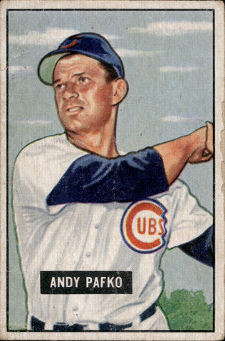 1951 Andy Pafko Bowman #103 Chicago Cubs BV $40