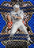 2019 Johnny Unitas Panini Select BLUE CHECKERBOARD CONCOURSE LEVEL 063/175 #22 Baltimore Colts HOF