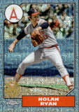 2022 Nolan Ryan Topps Update '87 SILVER PACK CHROME BLUE REFRACTOR 071/150 #T87C-25 California Angels HOF