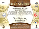 2009 Kevin Youkilis Upper Deck Sweet Spot RED INK AUTO 03/10 AUTOGRAPH #S-KY Boston Red Sox