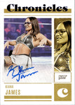 2023 Kiana James Panini Chronicles WWE SIGNATURES BLUE AUTO 43/49 AUTOGRAPH #CS-KJM NXT