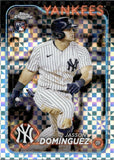 2024 Jasson Dominguez Topps Chrome ROOKIE XFRACTOR RC #89 New York Yankees