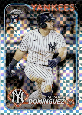 2024 Jasson Dominguez Topps Chrome ROOKIE XFRACTOR RC #89 New York Yankees