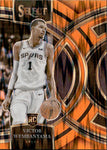 2023-24 Victor Wembanyama Panini Select ORANGE SHOCK PREMIER LEVEL ROOKIE RC #121 San Antonio Spurs