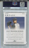 2018 Shohei Ohtani Leaf PREMIER ROOKIES RC PSA 6 #PR-03 Anaheim Angels 1044