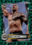2025 The Rock Topps Chrome WWE TEAL LASER REFRACTOR 124/175 #10 WWE Legend
