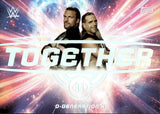 2025 Triple H Shawn Michaels Topps Universe WWE DEGENERATION X TOGETHER SP #WTO-1 WWE HOF