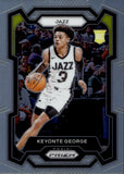 2023-24 Keyonte George Panini Prizm HOLO SILVER ROOKIE RC #127 Utah Jazz