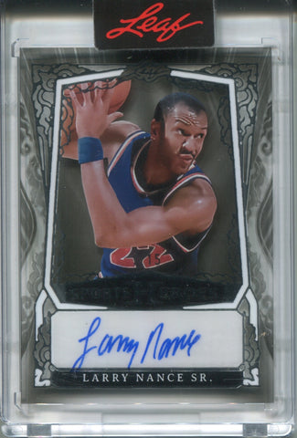 2025 Larry Nance Sr. Leaf Sports Heroes AUTO 07/15 AUTOGRAPH #BA-LNS Phoenix Suns