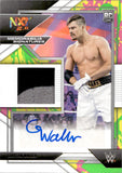 2022 Grayson Waller Panini WWE NXT ROOKIE SHIRT AUTO 23/25 AUTOGRAPH RELIC #MS-GWL Friday Night Smackdown