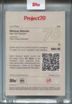 2021 Mickey Mantle Topps Project 70 DJ Skee 1952 TOPPS #216 New York Yankees HOF