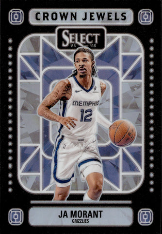 2024-25 Ja Morant Panini Select CROWN JEWELS Memphis Grizzlies #3