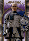 2022 Captain Rex Topps Star Wars Masterwork #57 40/50 PURPLE