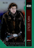 2023 Han Solo Topps Star Wars Finest #FN-91 80/99 GREEN REFRACTOR