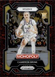 2024 Cameron Brink Panini Prizm MONOPOLY RED CLASSIC ICONS PRIZM ROOKIE RC #39 Los Angeles Sparks
