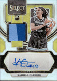 2024 Kamilla Cardoso Panini Select AUTOGRAPHED MEMORABILIA PRIZM ROOKIE AUTO JERSEY RC #AM-KC Chicago Sky