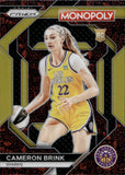 2024 Cameron Brink Panini Prizm MONOPOLY RED CLASSIC ICONS PRIZM ROOKIE RC #WNBA6 Los Angeles Sparks 2