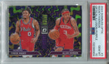 2024 Tyrese Maxey Allen Iverson Panini Donruss Optic Basketball OPTICAL ILLUSION PURPLE PSA 10 #3 PHILADELPHIA 76ERS 5904