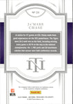 2024 Ja'Marr Chase Panini National Treasures Collegiate 54/99 #24 Cincinnati Bengals