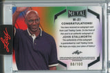 2024 John Stallworth Leaf Metal BLUE INSCRIPTIONS AUTO 088/100 AUTOGRAPH #MI-JS1 Pittsburgh Steelers HOF