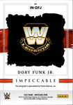 2023 Dory Funk Jr. Panini Impeccable WWE HOLO SILVER INDELIBLE INK AUTO 08/25 AUTOGRAPH #IN-DFJ WWE Legend