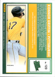 2025 Konnor Griffin Donruss Optic ORANGE VELOCITY PRIZM RATED PROSPECT #123 Pittsburgh Pirates