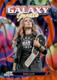 2026 Becky Lynch Topps Cosmic Chrome WWE Galaxy Greats Orange Galactic Refractor 22/25 #GG-22 Monday Night Raw