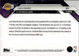 2025 Luka Doncic Topps Now NBA CUP #63 Los Angeles Lakers