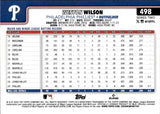 2025 Weston Wilson Topps Series 2 TEAM COLOR BORDER #498 Philadelphia Phillies