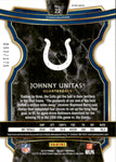 2019 Johnny Unitas Panini Select BLUE CHECKERBOARD CONCOURSE LEVEL 063/175 #22 Baltimore Colts HOF