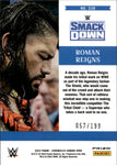 2023 Roman Reigns Panini Chronicles HONORS BLUE 057/199 #338 Friday Night Smackdown