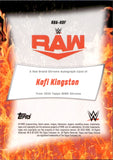 2025 Kofi Kingston Topps Chrome GEOMETRIC REFRACTOR RED BRAND AUTO AUTOGRAPH #RBA-KOF Monday Night Raw