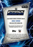 2026 Solo Sikoa Topps Chrome WWE BLUE BRAND AUTO AUTOGRAPH #BBA-SOL Friday Night Smackdown 3