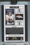 2024 Bo Nix Panini One ROOKIE EMERALD GREEN ORIGINALS JUMBO PATCH 02/25 RELIC RC #OOP-BNX Denver Broncos