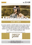 2023 Kiana James Panini Chronicles WWE SIGNATURES BLUE AUTO 43/49 AUTOGRAPH #CS-KJM NXT