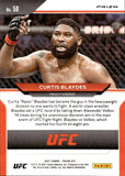 2021 Curtis Blaydes Panini Prizm UFC TEAL 20/49 #50 Heavyweight